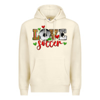 Sandshell love soccer Premium Hoodie - Zillion Design Studio