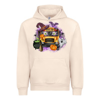 Sandshell Halloween School Bus Urban Hoodie - texasbilliewilder