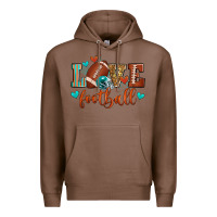 Chestnut love football Premium Hoodie - Zillion Design Studio