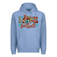 Colony Blue love football Premium Hoodie - Zillion Design Studio