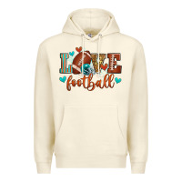 Sandshell love football Premium Hoodie - Zillion Design Studio