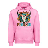 Fuchsia Pink somebody's problem Urban Hoodie - Zillion Design Studio