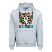 Heather Grey somebody's problem Urban Hoodie - Zillion Design Studio