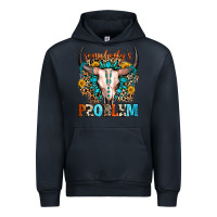Navy somebody's problem Urban Hoodie - Zillion Design Studio