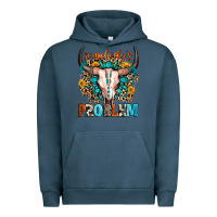 Pigment Midnight Navy somebody's problem Urban Hoodie - Zillion Design Studio