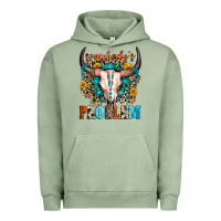 Pigment Oil Green somebody's problem Urban Hoodie - Zillion Design Studio