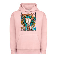 Pigment Salmon somebody's problem Urban Hoodie - Zillion Design Studio