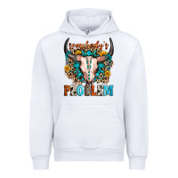 White somebody's problem Urban Hoodie - Zillion Design Studio