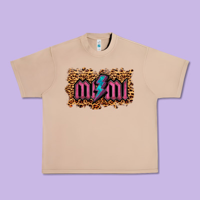 Leopard Mimi Lightning Urban Heavy Tee Designed By Ranaportraitstore