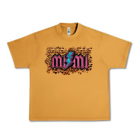 Peanut Butter Leopard Mimi Lightning Urban Heavy Tee - RanaPortraitStore