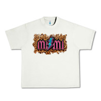 Pistachio Leopard Mimi Lightning Urban Heavy Tee - RanaPortraitStore