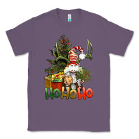 Lavender Ho Ho Ho Christmas Gnome Classic Tee - BundleAndBundleShop