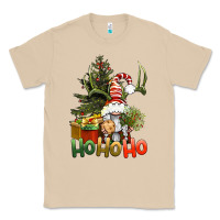 Mushroom Ho Ho Ho Christmas Gnome Classic Tee - BundleAndBundleShop