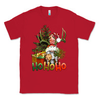 Red Ho Ho Ho Christmas Gnome Classic Tee - BundleAndBundleShop