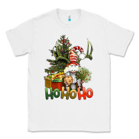 White Ho Ho Ho Christmas Gnome Classic Tee - BundleAndBundleShop