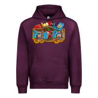 Mauve Wine principal Urban Hoodie - Zillion Design Studio