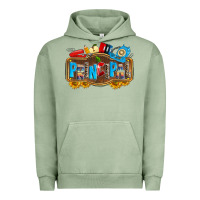 Pigment Oil Green principal Urban Hoodie - Zillion Design Studio