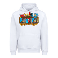White principal Urban Hoodie - Zillion Design Studio
