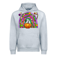 Heather Grey Halloween Rainbow Urban Hoodie - texasbilliewilder