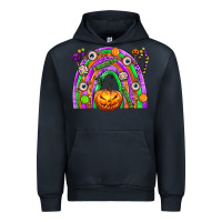 Navy Halloween Rainbow Urban Hoodie - texasbilliewilder