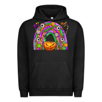 Pigment Black Halloween Rainbow Urban Hoodie - texasbilliewilder