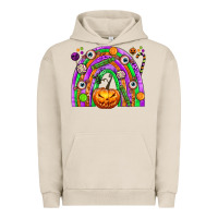 Pigment French Oak Halloween Rainbow Urban Hoodie - texasbilliewilder