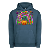Pigment Midnight Navy Halloween Rainbow Urban Hoodie - texasbilliewilder