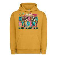 Pigment Peanut Butter nursing student Urban Hoodie - Zillion Design Studio