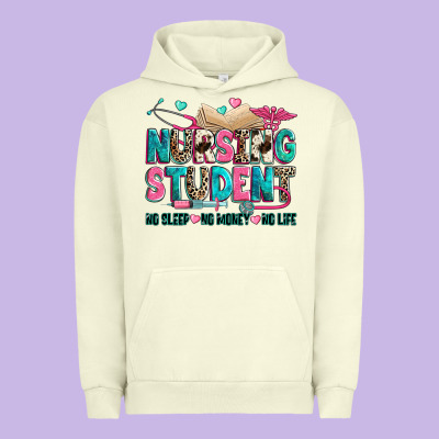 Nursing Student Urban Hoodie Designed By Zillion Design Studio