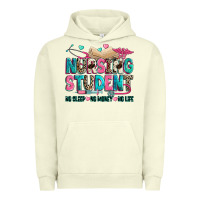 Pigment Pistachio nursing student Urban Hoodie - Zillion Design Studio