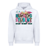 White nursing student Urban Hoodie - Zillion Design Studio