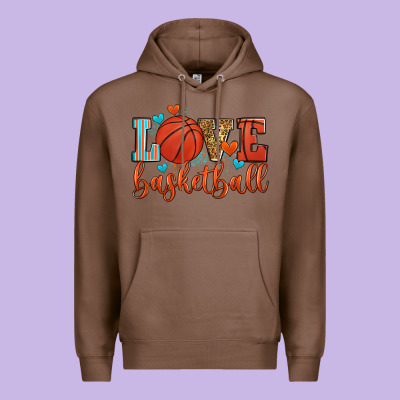 Love Basketball Premium Hoodie Designed By Zillion Design Studio