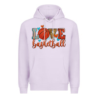 Lilac love basketball Premium Hoodie - Zillion Design Studio