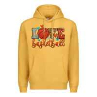 Mustard love basketball Premium Hoodie - Zillion Design Studio