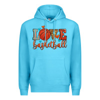 Ocean Blue love basketball Premium Hoodie - Zillion Design Studio