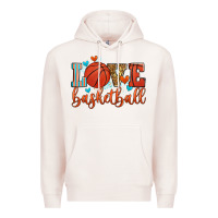 Pale Pink love basketball Premium Hoodie - Zillion Design Studio