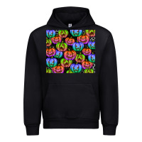 Black Halloween Pumpkins Urban Hoodie - texasbilliewilder