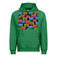 Emerald Halloween Pumpkins Urban Hoodie - texasbilliewilder