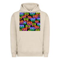 Pigment French Oak Halloween Pumpkins Urban Hoodie - texasbilliewilder