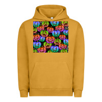 Pigment Peanut Butter Halloween Pumpkins Urban Hoodie - texasbilliewilder