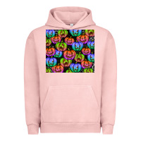 Pigment Salmon Halloween Pumpkins Urban Hoodie - texasbilliewilder