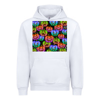 White Halloween Pumpkins Urban Hoodie - texasbilliewilder