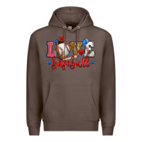 Coffee love baseball Premium Hoodie - Zillion Design Studio