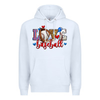 White love baseball Premium Hoodie - Zillion Design Studio