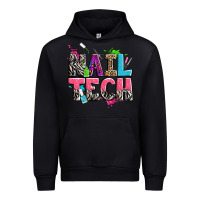 Black nail tech Urban Hoodie - Zillion Design Studio