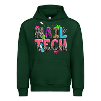 Forest Green nail tech Urban Hoodie - Zillion Design Studio