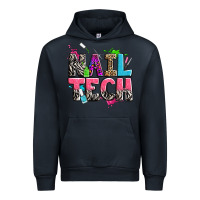 Navy nail tech Urban Hoodie - Zillion Design Studio