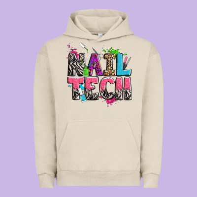 Nail Tech Urban Hoodie Designed By Zillion Design Studio