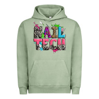 Pigment Oil Green nail tech Urban Hoodie - Zillion Design Studio