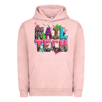 Pigment Salmon nail tech Urban Hoodie - Zillion Design Studio